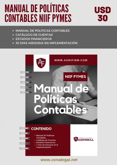 MANUAL DE POLITICAS CONTABLES NIIF COMPLETAS